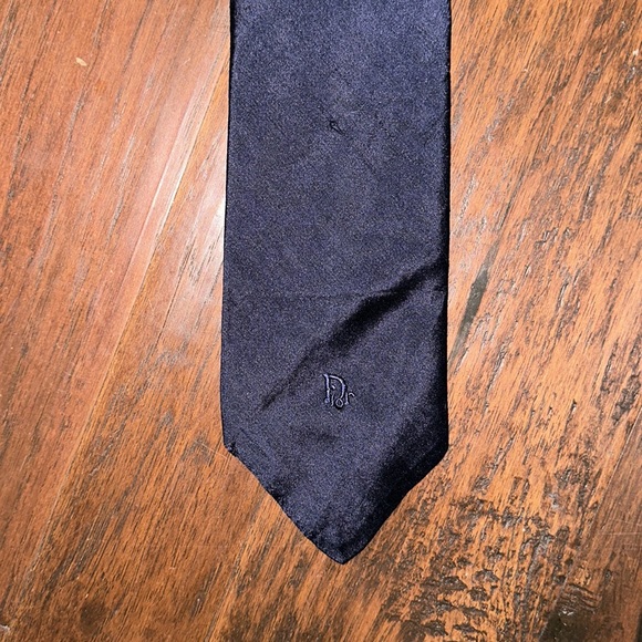 Christian Dior Navy Tie - Picture 2 of 5